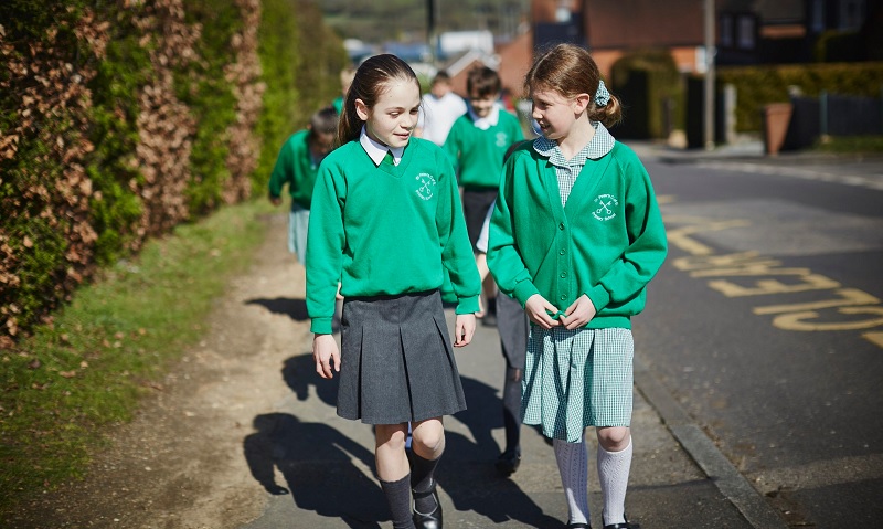 Children walking TfL LRSC