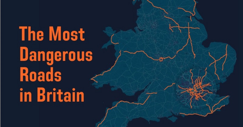Britain dangerous roads