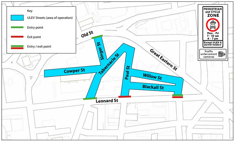 Hackney ULEV streets