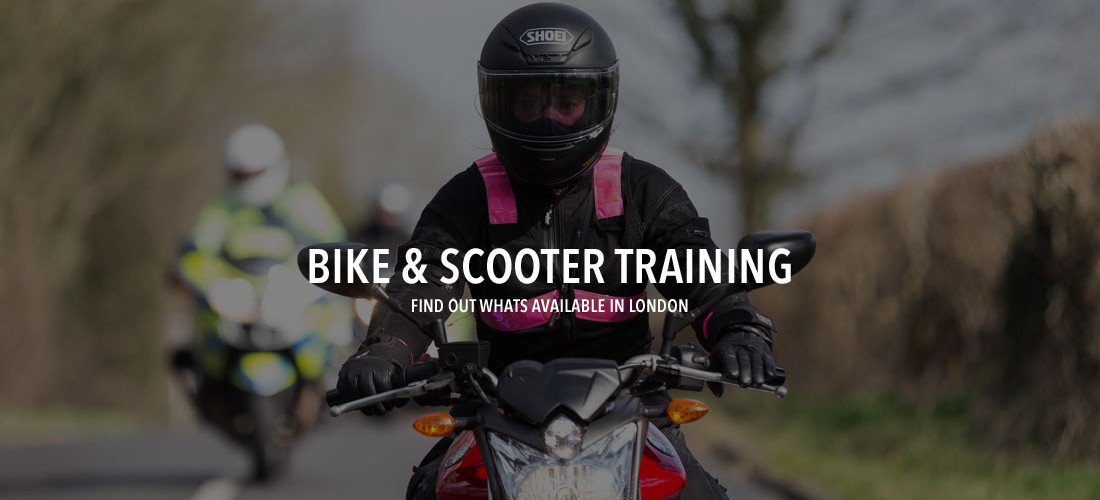 Motorbike and scooter training on London